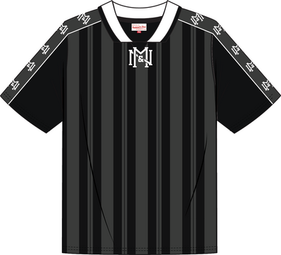 Mitchell & Ness Black Striker Polo Top