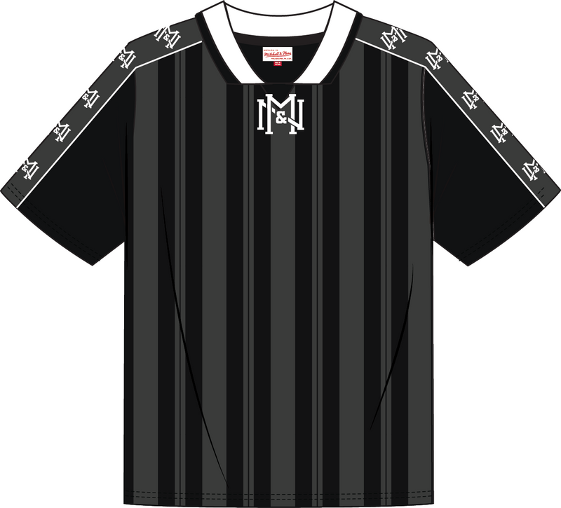Mitchell & Ness Black Striker Polo Top