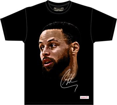 Mitchell & Ness Stephen Curry Players Association Black Real Big Face Assoc