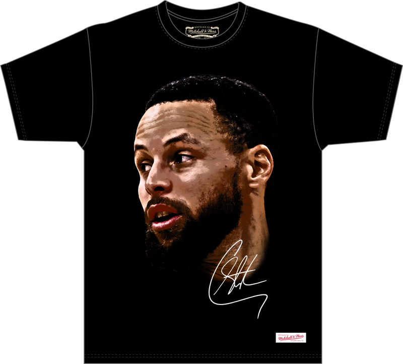 Mitchell & Ness Stephen Curry Players Association Black Real Big Face Assoc