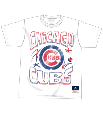 Mitchell & Ness Chicago Cubs White Team Outline Classic T-Shirt
