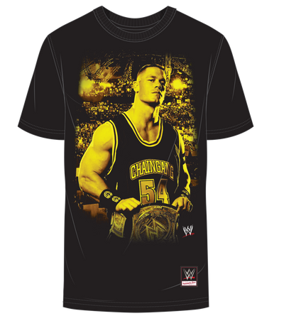 Mitchell & Ness John Cena Wrestlemania Black Gold Achievement 2.0 T-Shirt
