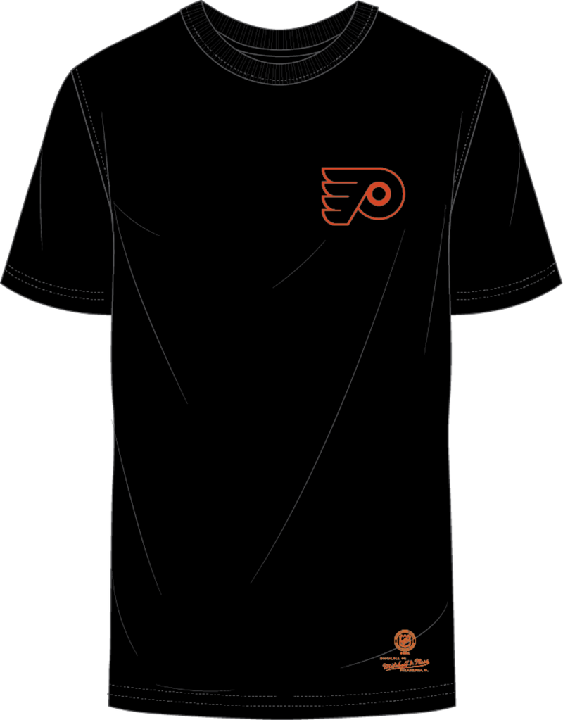 Mitchell & Ness Philadelphia Flyers Black Penalty Box 3.0 T-Shirt