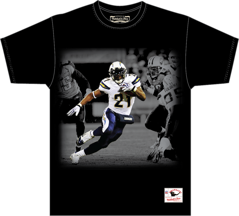 Mitchell & Ness Ladainian Tomlinson San Diego Chargers Black Moments T-Shirt