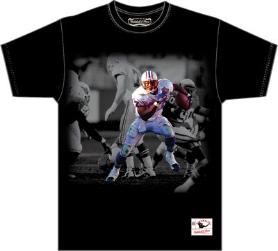 Mitchell & Ness Eddie George Tennessee Titans Black Moments T-Shirt