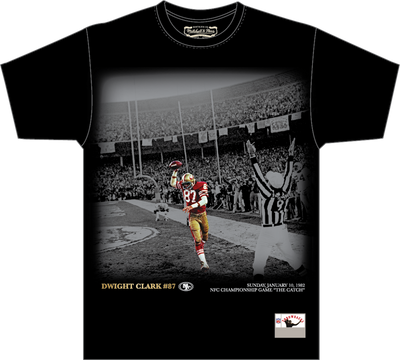 Mitchell & Ness Dwight Clark San Francisco 49ers Black Moments T-Shirt