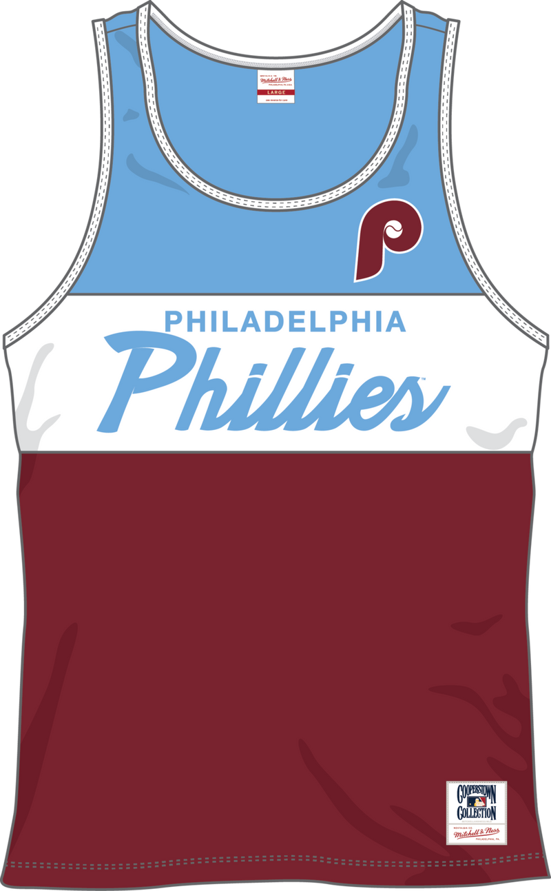 Mitchell & Ness Philadelphia Phillies Cardinal Head Coach Tank