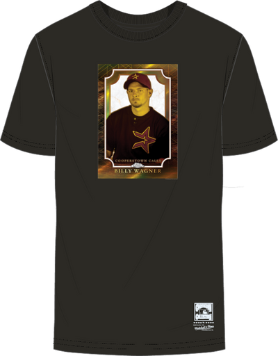 Mitchell & Ness Billy Wagner Houston Astros Black Cooperstown Calls Arch T-Shirt