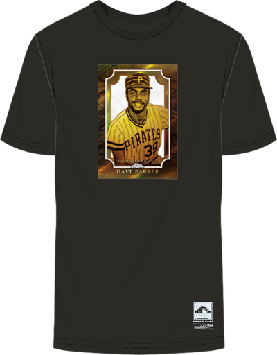 Mitchell & Ness Dave Parker Pittsburgh Pirates Black Cooperstown Calls Arch T-Shirt