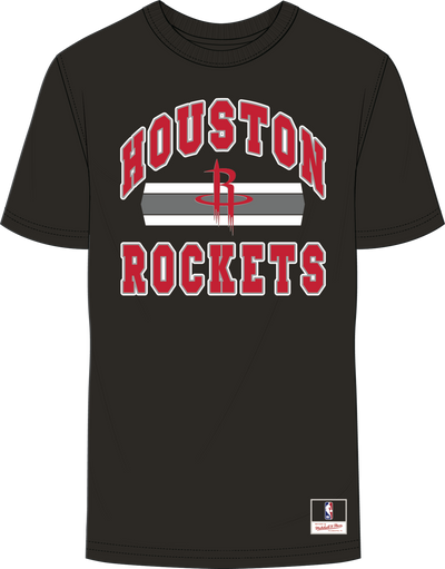 Mitchell & Ness Houston Rockets Black Current Team Name Classic T-Shirt