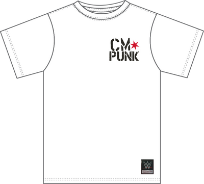 Mitchell & Ness Cm Punk Wrestlemania White T-Shirt