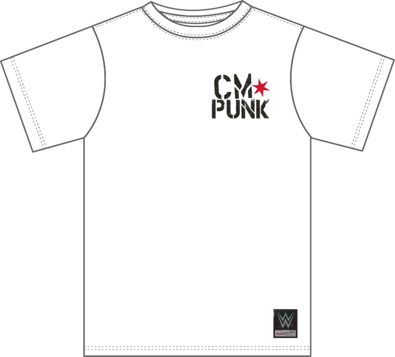 Mitchell & Ness Cm Punk Wrestlemania White T-Shirt