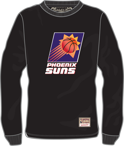 Mitchell & Ness Phoenix Suns Black Classic Logo Long Sleeve T-Shirt