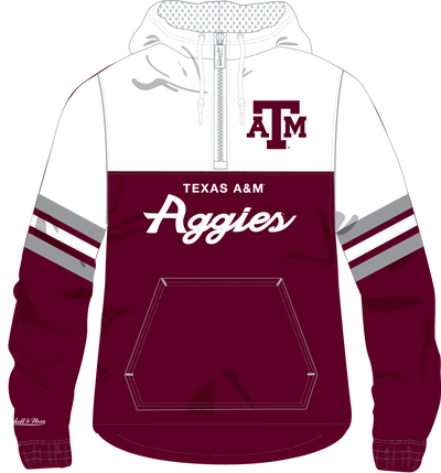 Mitchell & Ness Texas A&m University Head Coach Lightweight Windbreaker Anorak Aggies