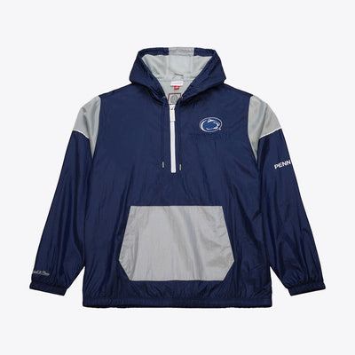 Mitchell & Ness Penn State Nittany Lions Navy Team OG 3.0 Anorak Half-Zip Windbreaker Jacket