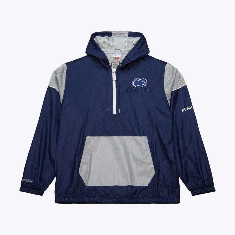Mitchell & Ness Penn State Nittany Lions Navy Team OG 3.0 Anorak Half-Zip Windbreaker Jacket