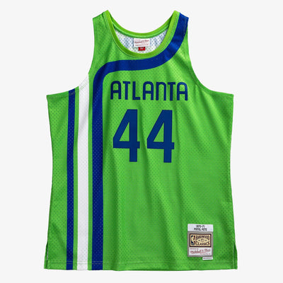 Mitchell & Ness Pete Maravich Atlanta Hawks 1970-71 Green Swingman Player Jersey