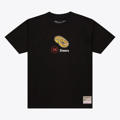 Mitchell & Ness Philadelphia 76ers Black Goodies Graphic T-Shirt