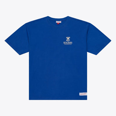 Mitchell & Ness Philadelphia 76ers Royal Core Essentials T-Shirt