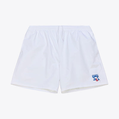 Mitchell & Ness Philadelphia 76ers White Insignia Nylon Shorts