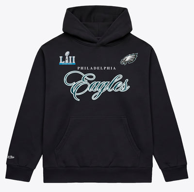 Mitchell & Ness Philadelphia Eagles Black Legacy Made Hoodie