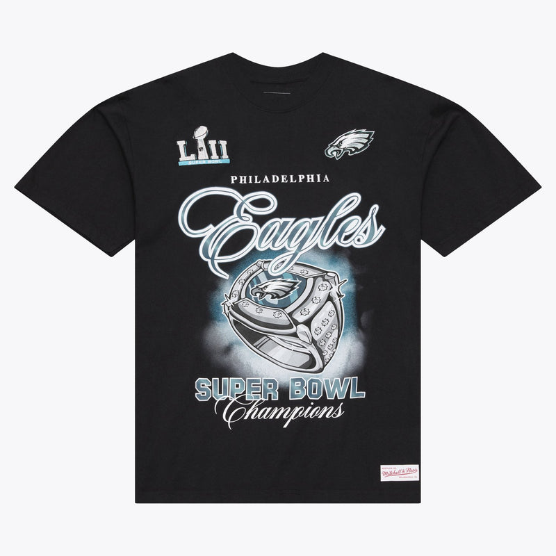 Mitchell & Ness Philadelphia Eagles Black Legacy Made T-Shirt
