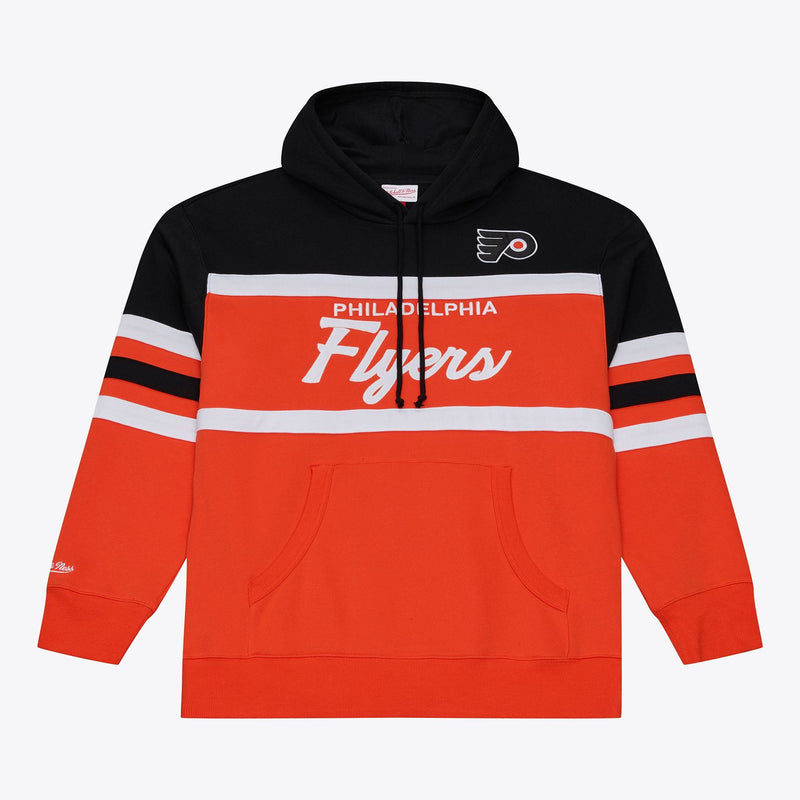 Mitchell & Ness Philadelphia Flyers Orange Head Coach Hoodie