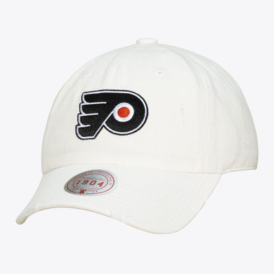 Mitchell & Ness Philadelphia Flyers White 1904 Adjustable Dad Hat