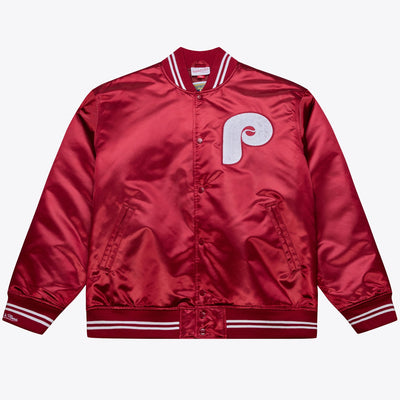 Mitchell & Ness Philadelphia Phillies 1976 Burgundy Authentic Dugout Full-Snap Jacket