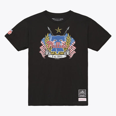 Mitchell & Ness Philadelphia Phillies Black Allegiance T-Shirt