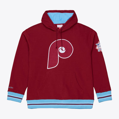 Mitchell & Ness Philadelphia Phillies Burgundy Playoff Win Fleece Hoodie