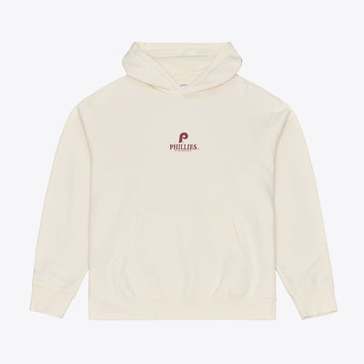 Mitchell & Ness Philadelphia Phillies Cream Core Essentials Fleece Hoodie