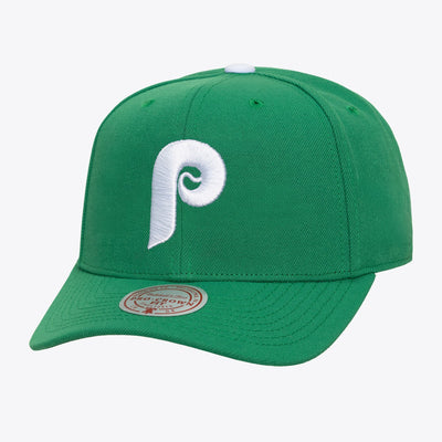 Mitchell & Ness Philadelphia Phillies Green Pro Crown Snapback Hat