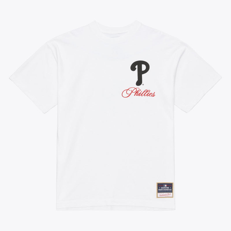 Mitchell & Ness Philadelphia Phillies White Legacy Made T-Shirt