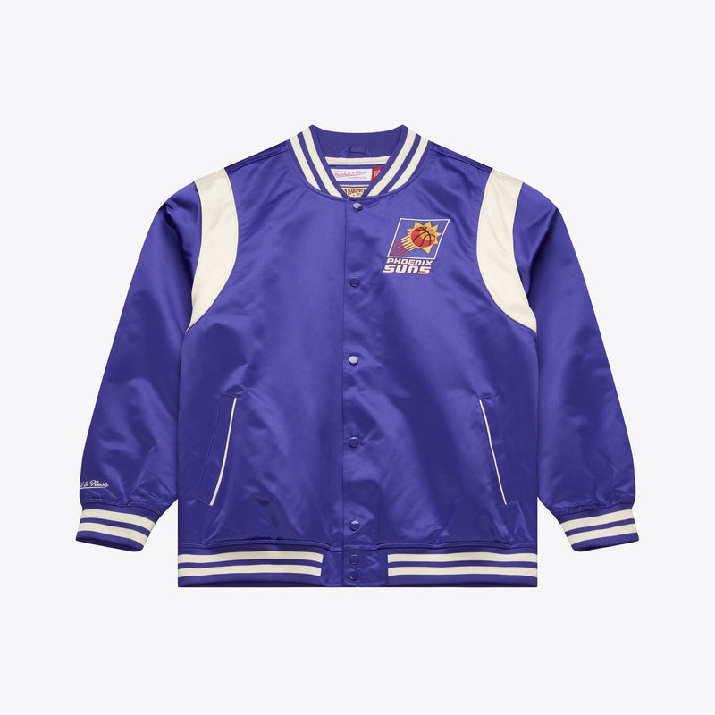 Mitchell & Ness Phoenix Suns Purple Retro Roots Lightweight Satin Full-Snap Jacket