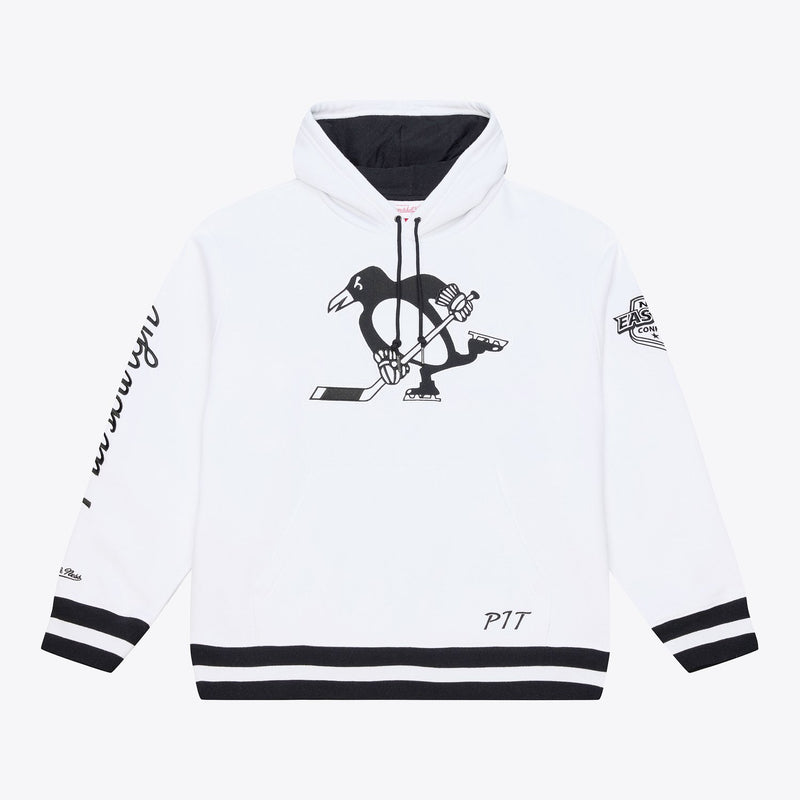 Mitchell & Ness Pittsburgh Penguins Arctic White Fleece Hoodie