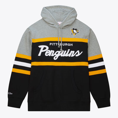 Mitchell & Ness Pittsburgh Penguins Black Head Coach Pullover Hoodie