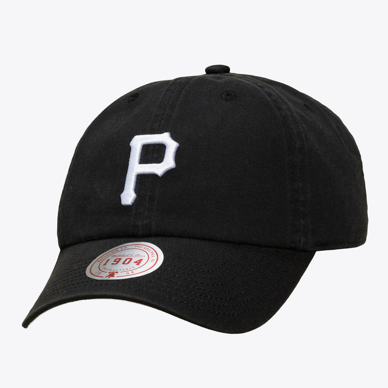 Mitchell & Ness Pittsburgh Pirates Black 1904 Adjustable Dad Hat