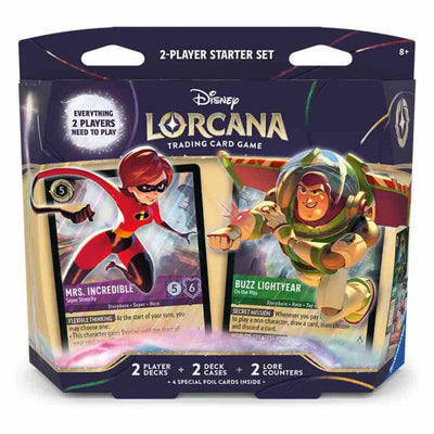Disney Lorcana 2-Player Starter Set Elastigirl & Buzz Lightyear