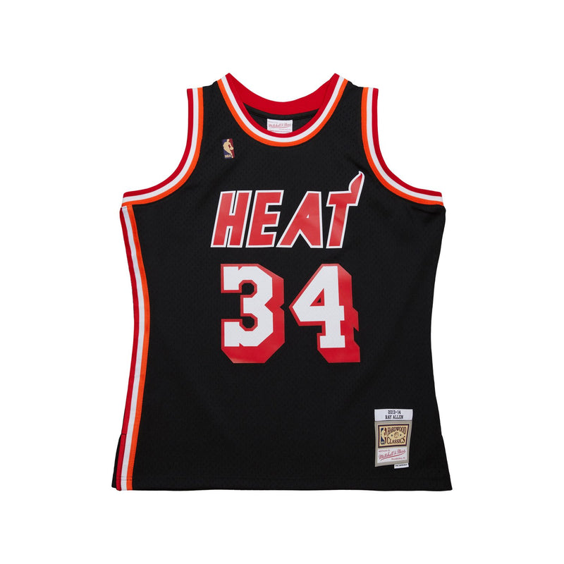Mitchell & Ness Ray Allen Miami Heat 2013-14 Black Swingman Jersey