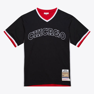 Mitchell & Ness Chicago Bulls 1995-96 Black/Red Authentic Shooting Shirt