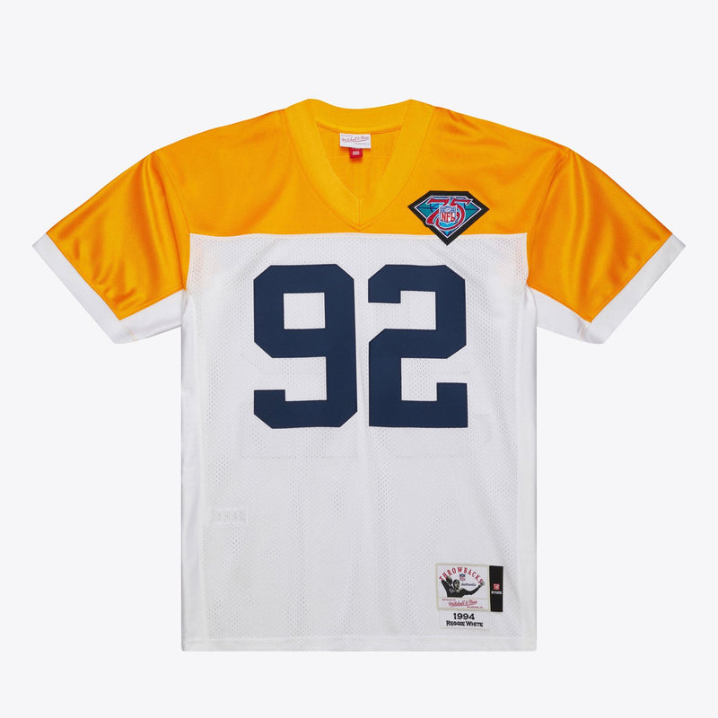 Mitchell & Ness Reggie White Green Bay Packers 1994 White Authentic Jersey