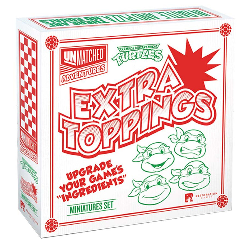 Restoration Games Unmatched Adventures: TMNT Extra Toppings Miniatures Pack