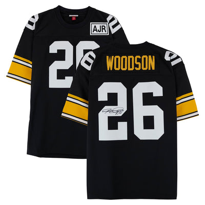 Rod Woodson Pittsburgh Steelers Autographed Fanatics Authentic Black Mitchell & Ness Authentic Jersey