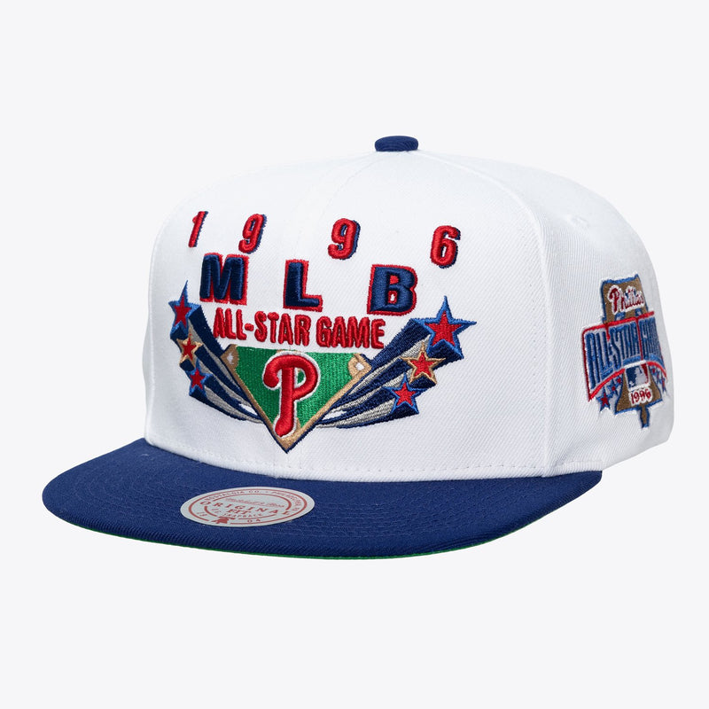 Mitchell & Ness Philadelphia Phillies White/Royal Cooperstown 1996 MLB All-Star Two-Tone Snapback Hat