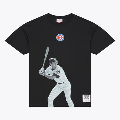 Mitchell & Ness Ryne Sandberg Chicago Cubs Black Player T-Shirt