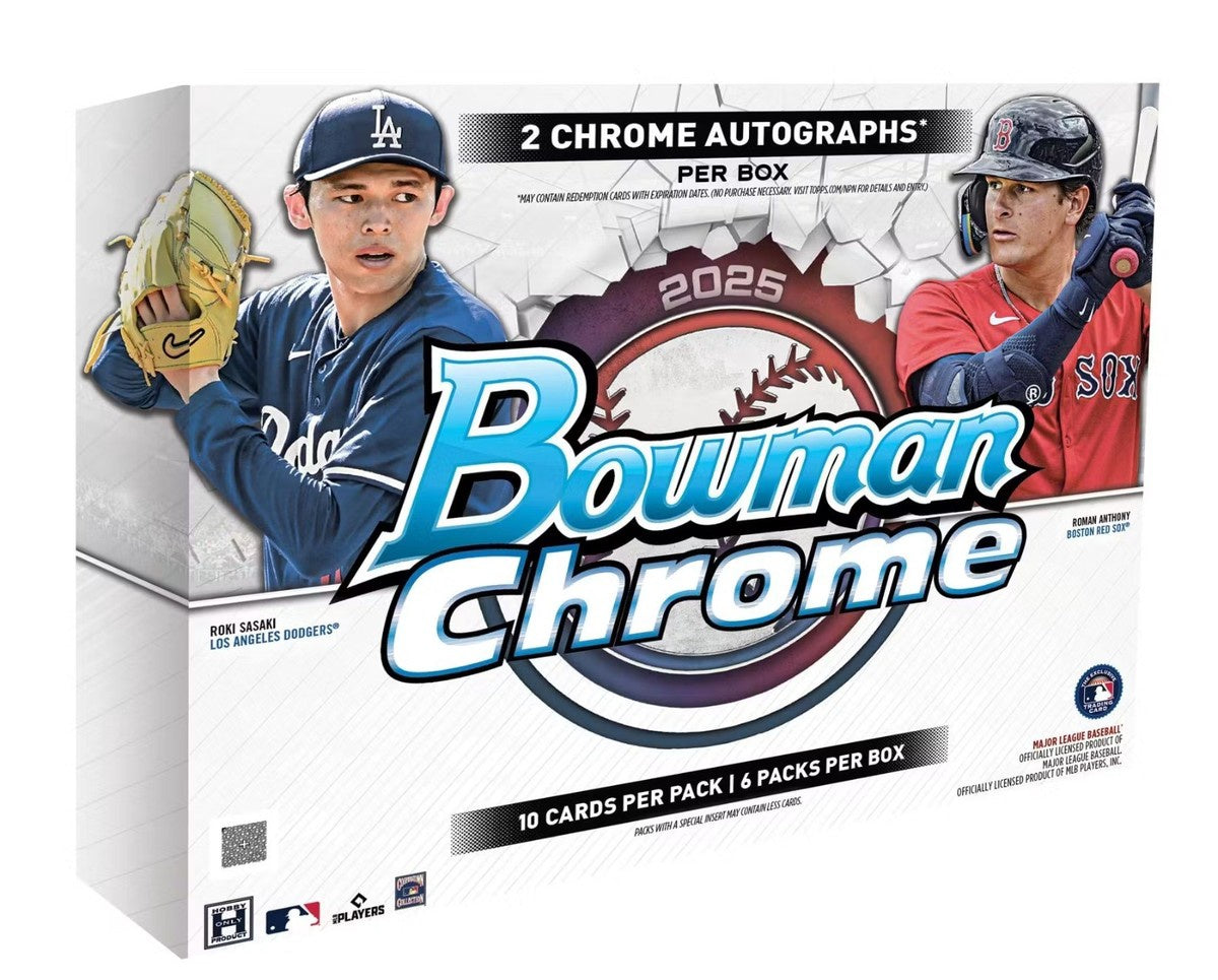 2025 Bowman Chrome Baseball Hobby Box (Presell)