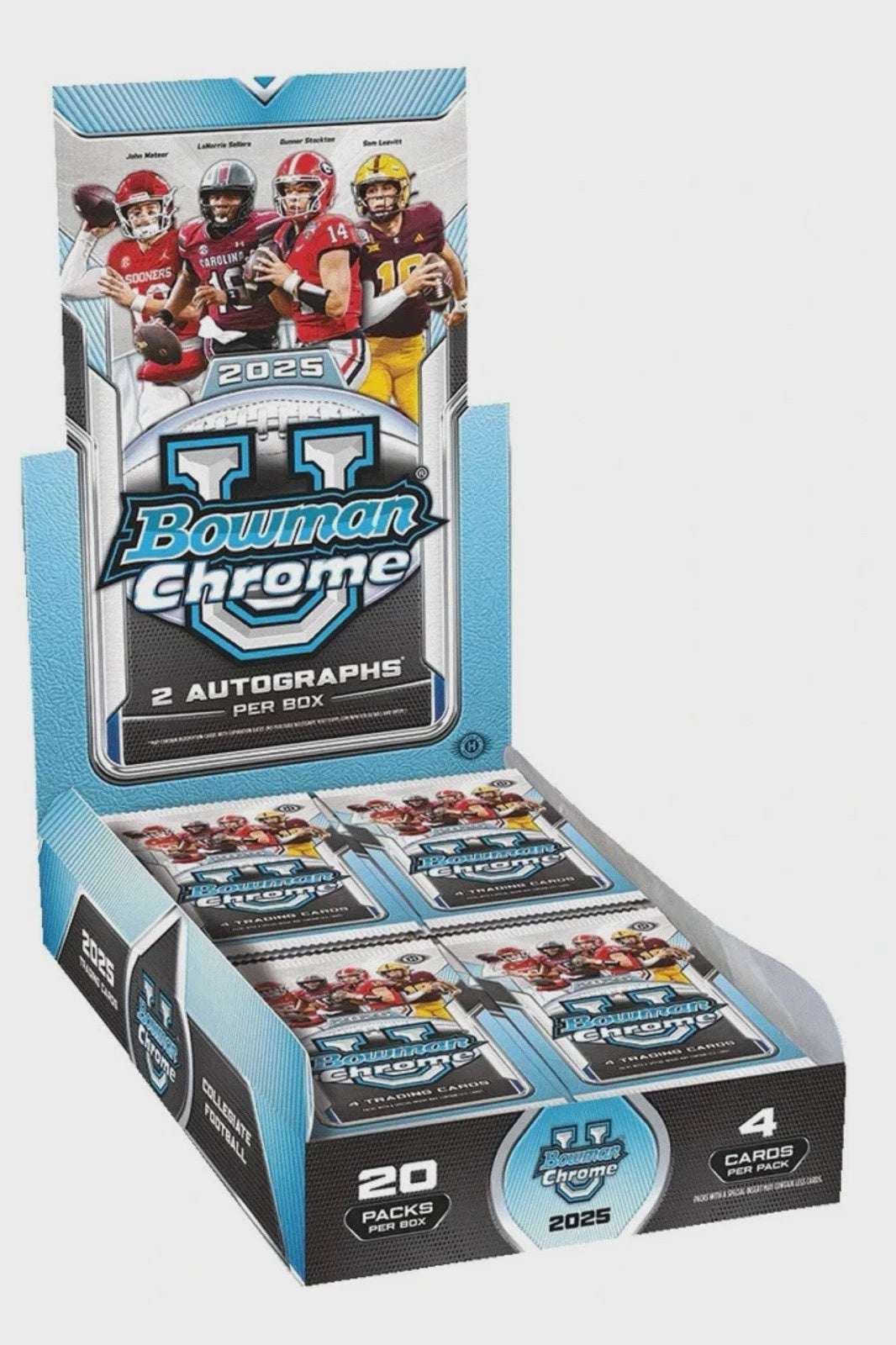 2025 Bowman University Chrome Football Hobby Box