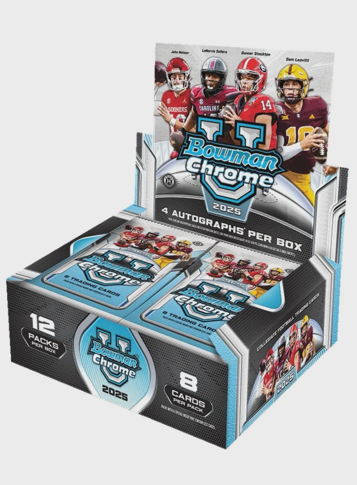 2025 Bowman University Chrome Football Jumbo Box