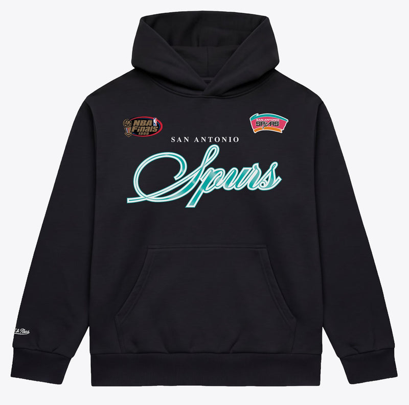 Mitchell & Ness San Antonio Spurs Black Legacy Made Hoodie